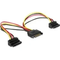 Abbildung von I/O Adapter DELOCK 1xSATA St&gt;2x SATA Bu. / Power HDD 2x &gt; 15 Pin St cm