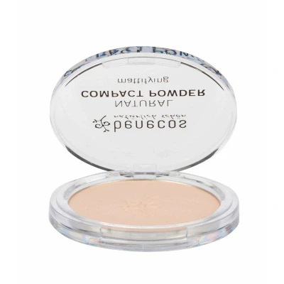 Abbildung von benecos natural beauty Naturkosmetik Compact Powder gepresst mattierend vegan porcelain
