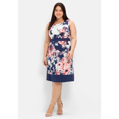 Abbildung von Sheego Freizeitkleid, Damen, Größe: 40, Dark blue