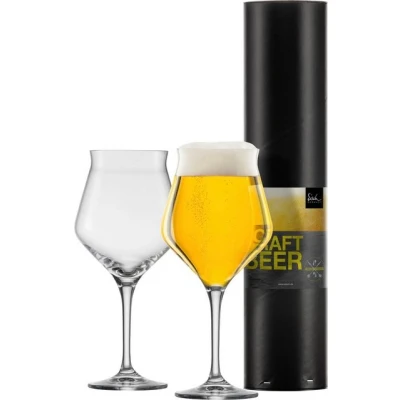 Abbildung von Eisch Bierglas &quot;CRAFT Beer EXPERTS&quot;, (Set, 2 tlg., Craft Gläser in Geschenkröhre), teilig, 435 ml