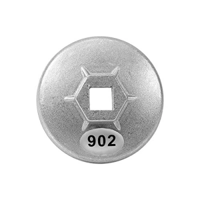 Abbildung von Ölfilterschlüssel, Universal 67mm 14 Flöten Aluminiumkappe Ölfilterschlüssel Patronenkappengehäuse Entfernungsschlüssel Steckschlüssel