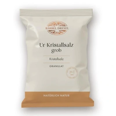 Abbildung von BÄRBEL DREXEL® Rosa Kristallsalz (Tiefebenen Rand Himalaya) Grob, Granulat, Mühlensalz, Natursalz (750g) 100% Veganes Speisesalz, Für Feinschmecker, Reines Steinsalz, Ur Salz