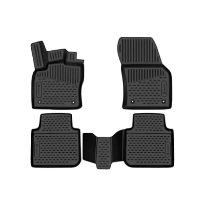 Abbildung von Element Passgenaue Premium 3D Gummimatten Fussmatten passend für Renault Koleos, Mk2 II, 2016 2024, 4 TLG, Schwarz