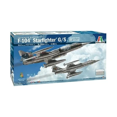 Abbildung von ITALERI 2514S 1:32 F 104G/S RF 104G Starfighter , Modellbau, Bausatz, Standmodellbau, Basteln, Hobby, Kleben, Plastikbausatz, detailgetreu, Unlackiert