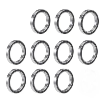 Abbildung von TUZUK 10 Stück 6703 2RS Kugellager Abgedichtet 17x23x4mm Vorgeschmiert/Chromstahl/Gummi Doppeldichtung, 6703RS Rillenkugellager
