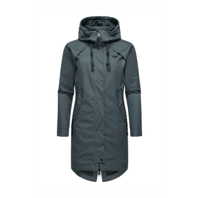 Abbildung von Ragwear Rejany Regenjacke / wasserabweisende Jacke, Damen, Größe: Large, Dark grey