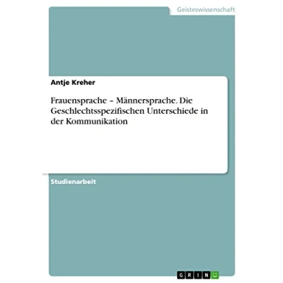 Abbildung von Frauensprache ¿ Männersprache. Die Geschlechtsspezifischen Unterschiede in der Kommunikation