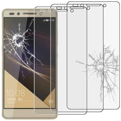 Abbildung von ebestStar kompatibel mit Huawei Honor 7 Panzer Schutz Glas (x3 Stück) Schutzfolie, 9H gehärte Schutzglas, HD Displayschutz, Ultrabeständig