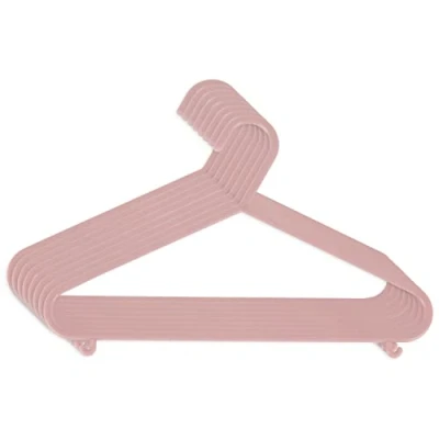 Abbildung von Bieco Kleiderbügel Kinder 8 St. Altrosa Länge ca. 30 cm Baby Kunststoff Organiser Für Kleiderschrank Clothes Hangers
