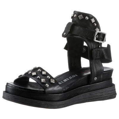 Abbildung von A.S.98 Sandalette &quot;TOMADO&quot;, Sommerschuh, Sandale, Keilabsatz mit coolen Nieten besetzt