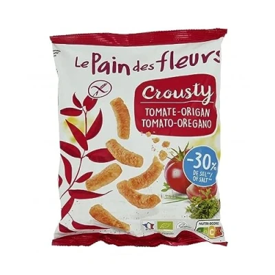 Abbildung von Pain Des Fleurs Chips geröstete Tomaten Basilikum Bio (75 gr)