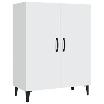 Abbildung von vidaXL Sideboard Kommode Anrichte Schrank Beistellschrank Mehrzweckschrank Standschrank Wohnzimmer Flur Weiß 70x34x90cm Holzwerkstoff