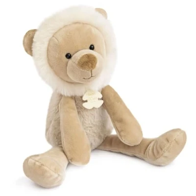 Abbildung von Histoire d&#039;Ours Plüschtier Löwe Sweety Chou Braun 22 cm sehr weich, leicht zu handhaben Geschenkidee zur Geburt für Mädchen oder Jungen Geschenkbox HO2946