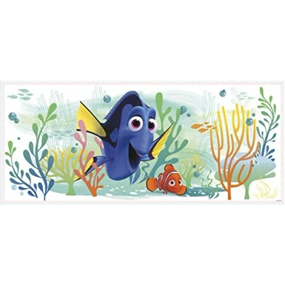 Abbildung von Room Mates RM Disney Findet Dorie mit Nemo, PVC Wandsticker, Wanddeko, Mehrfarbig, 2.5 x 13 46 cm