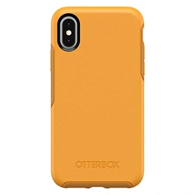 Abbildung von OTTERBOX Symmetry Series Schutzhülle für iPhone XS und X, Einzelhandelsverpackung, Aspen Gleam (Citrus/Sonnenblume)