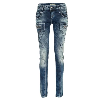 Abbildung von Cipo &amp; Baxx Jeans Relaxed Fit, Damen, Größe: 29x32, Blue