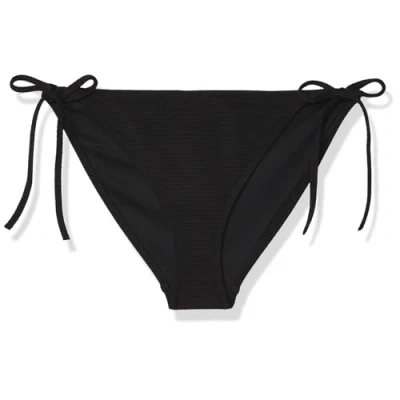 Abbildung von Calvin Klein Damen Bikinihose Seitliche Schnürung String Side Tie mit Logo Badge, Blau (Sail Aqua), 3XL