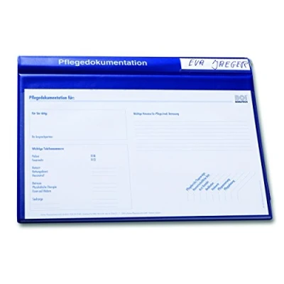 Abbildung von BOI DOKUTECH Patienten Dokumentationsmappe für DIN A4 blau