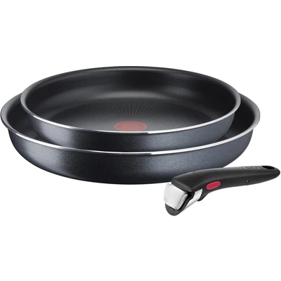 Abbildung von Tefal Pfannen Set &quot;Ingenio XL Force&quot;, Aluminium, (Set, 3 tlg., je 1 Pfanne Ø 24/28 cm, H: 6 cm), Antihaft, abnehmbarer Griff, Thermo Signal, alle Herdarten
