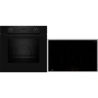 Abbildung von NEFF Backofen Set &quot;BX48PIB&quot;, BX48PIB, mit Teleskopauszug nachrüstbar, Pyrolyse Selbstreinigung