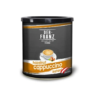 Abbildung von Der Franz Instant Cappuccino mit Haselnuss aromatisiert, 500 g