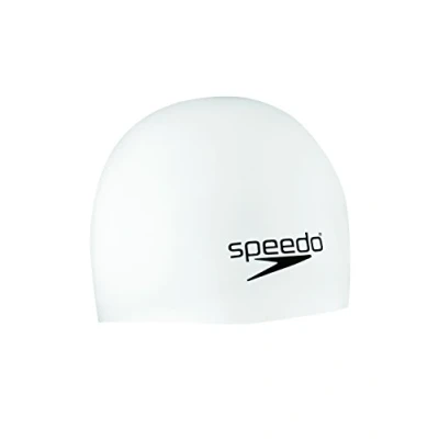Abbildung von Speedo Unisex Erwachsene Badekappe aus Silikon, Elastomeric, Weiß