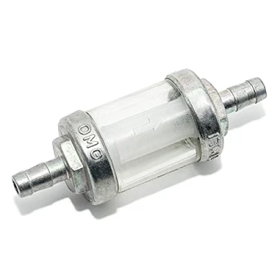 Abbildung von Benzinfilter massive Metallausführung 6mm Schlauchanschluss