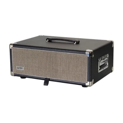 Abbildung von Gator Cases Retro Series Vintage Amp Rack Gehäuse; 3U Schwarz (GR RETRORACK 3BK)