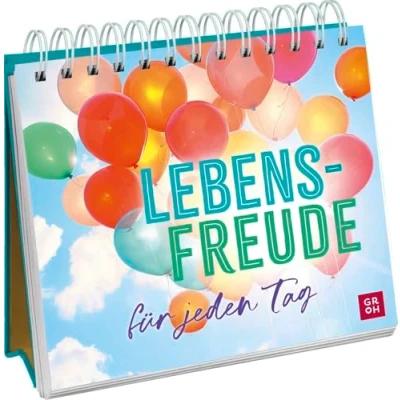 Abbildung von Lebensfreude für jeden Tag: Der Gute Laune Schub Optimistischer Spiralaufsteller Glücksmomente im Alltag dekoratives Geschenk