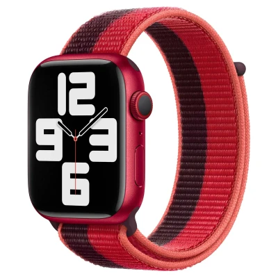 Abbildung von Apple Sport Loop Watch 42mm / 44mm 45mm 49mm (PRODUCT) Red (5th Gen) ML8G3ZM/A