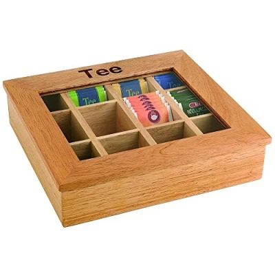 Abbildung von Assheuer &amp; Pott ASS11775 Teebox mit 12 Kammern 30 x 28 cm, Höhe 9 cm