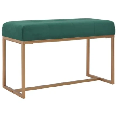 Abbildung von vidaXL Sitzbank Bank 80 cm Grün Samt