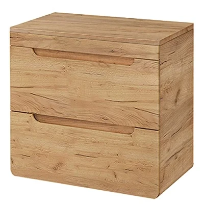 Abbildung von Lomadox Waschbeckenschrank LUTON 56 CRAFT Waschtischunterschrank 61 cm Wotan Eiche Nb. B/H/T ca. 61/61,5/46
