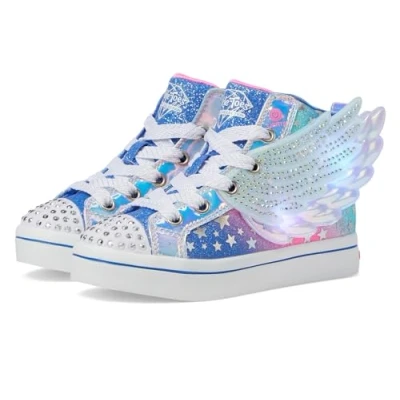 Abbildung von Skechers Light UP Twilites 2.0 Sneaker high blue/multicoloured für Kinder, Größe: 32, Blue/multi coloured Schuhe
