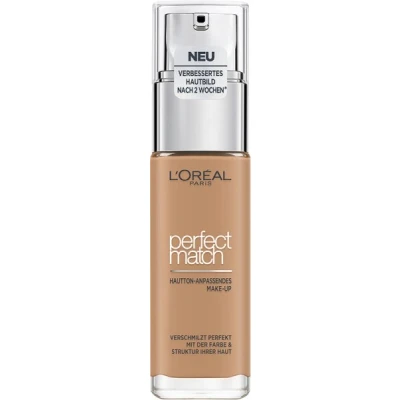 Abbildung von L&#039;Oréal Paris Perfect Match Makeup Foundation, Damen, Größe: 30 ml, 7w golden amber