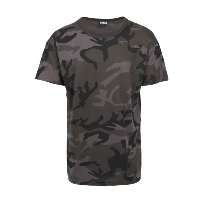 Abbildung von Urban Classics camo Oversized Tshirt print, Herren, Größe: Small, Dark