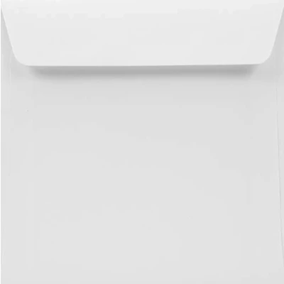 Abbildung von Netuno 50 quadratische Briefumschläge Weiß 17 x cm 120g Lessebo Smooth White Umschläge quadratisch haftklebend für Einladungskarten Geburtstagskarten Glückwunschkarten Hochzeit Geburtstag Taufe