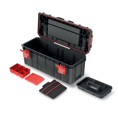 Abbildung von Prosperplast Werkzeugbox &quot;X BLOCK ALU LOG&quot;, 65 x 28 31,4 cm
