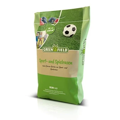 Abbildung von Greenfield Sportrasen und Spielrasen 5kg Gras Samen Rasen Sport Familie Robust