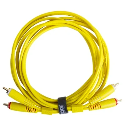 Abbildung von UDG Audiokabel Set RCA Gelb Gerade 1,5m