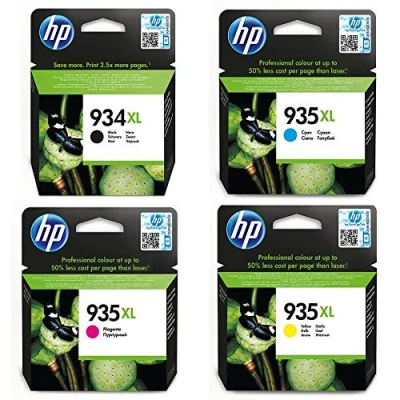 Abbildung von HP 934/935XL (X4E14AE) 4 farbig Druckerpatrone Hohe Kapazität Multipack