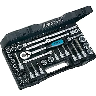 Abbildung von HAZET 885N Steckschlüsseleinsatz Set 32 Innensechskant Safety Insert System, SmartCase Vierkant