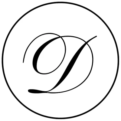 Abbildung von 3 x Herbin Siegel rund Holzgriff Italic D