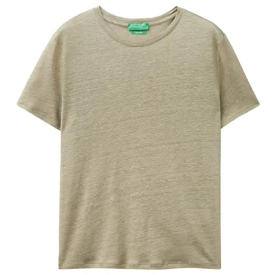 Abbildung von United Colors of Benetton CREW NECK Tshirt basic, Damen, Größe: Large, Green