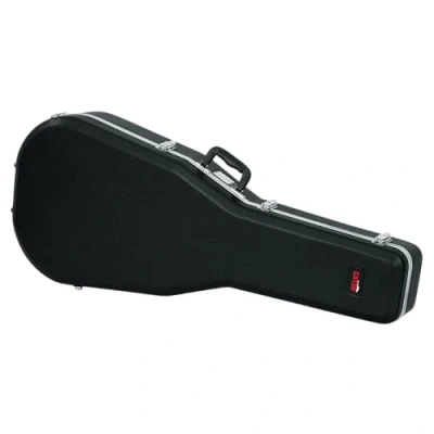 Abbildung von Gator Cases Deluxe Hartschalen Koffer für Dreadnought Akustik Gitarren, schwarz (GC DREAD)