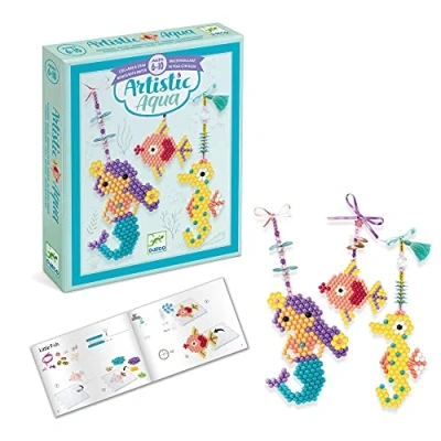 Abbildung von DJECO Kreativset Artistic Aqua Meeresgestalten Accessoires selber basteln