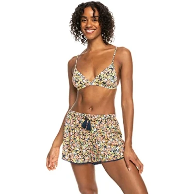 Abbildung von Roxy Salty Tan Shorts für Frauen Blau