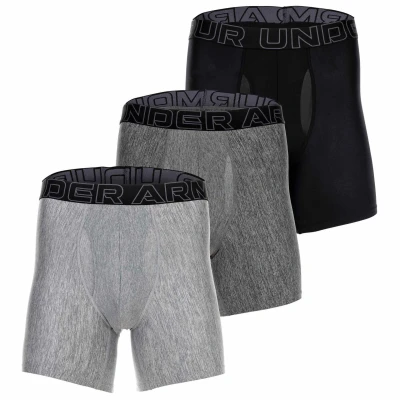 Abbildung von Under Armour Herren Tech Performance Boxershorts im 3er Pack, 15 cm Beinlänge atmungsaktiv, feuchtigkeitsableitend, weiches Tragegefühl, ganztägiger Komfort