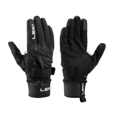Abbildung von Leki Langlauf Shark Fingerhandschuh, Herren, Größe: 8, Schwarz