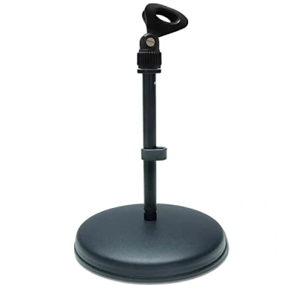 Abbildung von keepdrum Mikrofon Tischstativ MS032 Tischmikrofon 3/8&quot; 5/8&quot; + universal Mikrofonklemme